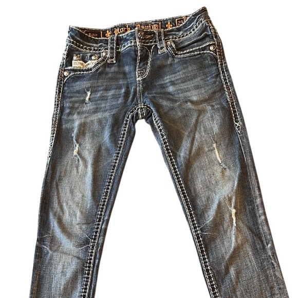 Rock Revival Pilkin Midrise Skinny Stretch Jeans Size 25 - Picture 4 of 14